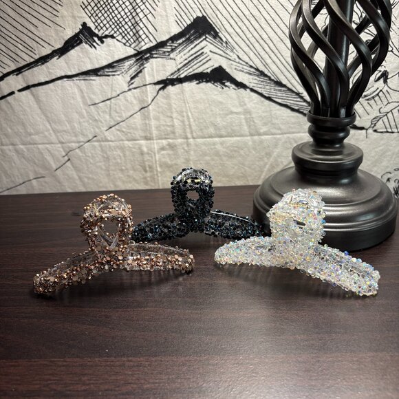 Pack of 3 Hairclips - Picture 1 of 4